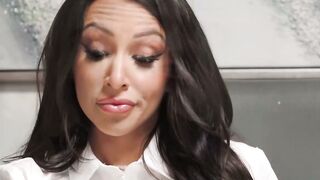 Lesbians In Love - Girlfriends Hot Sex Scene with Latino Hottie