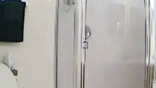 Stepmother's Shower Spying - Stepdaughter Catches Mom In Action