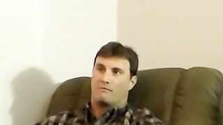 MATURE GUY FRIENDS SHARE A BLOWJOB AND HOT COUPLE SEX POV VIEW