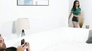 Step-Sister's Secret Crush - StepBrother Exposed In Hot Scene