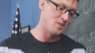She-MALE COED Helps Class Mate With Boner - Hot Coed Fucks Her Friend To Help Him Overcome Erectile Dysfunction