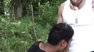 Roadhead Blowjobs - Hot Brunette Babe Gets Fucked Outdoors By A Stranger