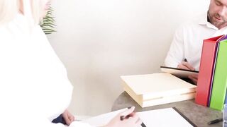 Working Mom Juggles Motherhood And A High-Powered Job - Office Sex With Boss
