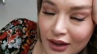 Hot Step-Mother's Surprise Visit During Winter Storm - POV