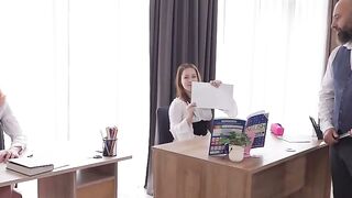 Sex-Ed Gone Wild! Old Teacher Shares Her Knowledge with Two barely legal Men