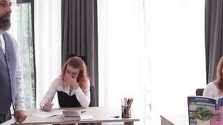 Sex-Ed Gone Wild! Old Teacher Shares Her Knowledge with Two barely legal Men