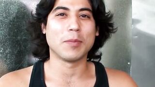 Hairiest Guy Ever - Unshaven Bear Stroking His Rock Hard Dick