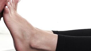 Foot Worship - Dominatrix Foot Fanaticism with FemDom Goddess