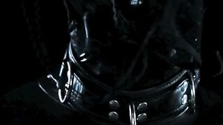 Dominant Mistress Leather High Heels Foot Fetish - Femdom Domination of Slave's Face