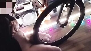 Teen Massage Masseur Gives You The Ride Of Your Life On His Bicycle Tyre