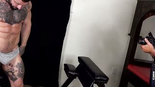 Tatted Hottie Danny Star Fucks His Photographer - POV Blowjob & Hardcore Sex