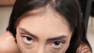 Sexy Brunette Teen Rides Step-Dad's Older Dick in POV Style - Sona Bell