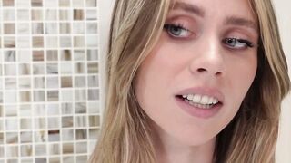 Anya-Olson's Deepthroat Blowjob - StepSon Gives Her Every Inch Of His Dick