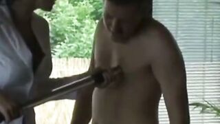 Vacuum Cleaner Suck Job - Teen Girl Swallows Your Load in Home