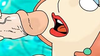 Compilation of Sexy Anime Girls Receiving Facial Shots