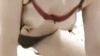 Busty Brunette Masturbates For The Camera And Achieves An Epic Orgasms