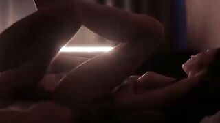 Naked Couple Intense Bedroom Foreplay and Teasing