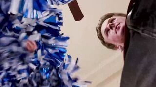 Cheerleading Squad Gangs Up On A Pervert In An Epic Group Sex Scenario