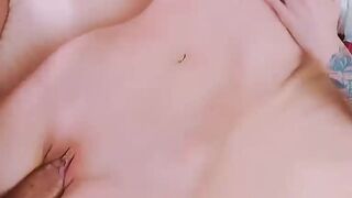 Redhead with Tattoos Gets Pussy Fucked Hard