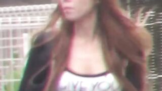 Hot Babe's Piss Play in Public - Secret Voyeurs Capture Her
