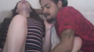 Horny slut gets facial after fingering and hard BBC pounding