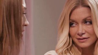 Step-Mother's Dirty Secret - Stepmother & Stepdaugher Share A Huge Facial