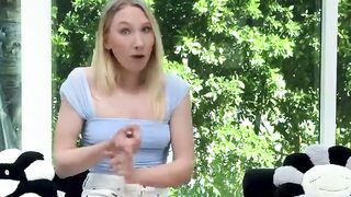 Innocent blondes debut and first fuck on camera