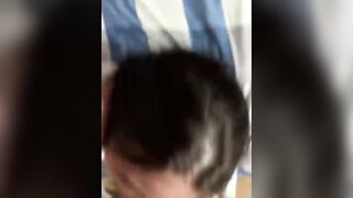 Hot teen babe get load of cum on belly after hard pounding