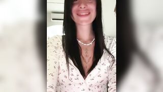 Hot teen babe get load of cum on belly after hard pounding