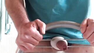 Sex cu scaunul la baie dupa o baie calda
