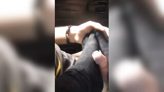Masturbating to the Boy's Feet Until He Cums