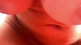 Blonde Nina Heels juice drips as huge cock pumps her with full force