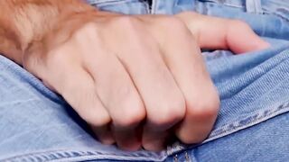 HotSexYoga - Erotic Yogi Guy Strokes Uncircumcised Dick & Masturbates To Orgasm