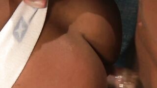 Muscled Sean Duran trains Micah Brandts ass in a boxing ring breeding