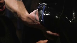 Newbie Matt Anthony endures jackoff toy torment before exploding