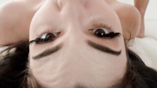 Innocent looking Lily Lou gets throat fucked into total submission