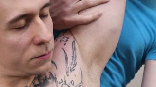 Richard Stone Jerks Off Lex Moores Tasty Cock During Massage