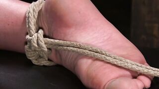 Sadistic stud torments and roughly slams Maddy OReilly in bondage