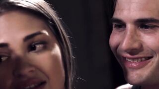 Mona Azar's shared hard cock with Nathan Bronson's rocking dick