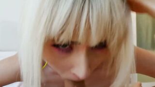 Nympho Jessie Saints already fucked pussy is overflowing with sticky splooge
