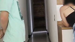 Brazilian hotwifexxx takes a risky shower bang-out with friend's hubby -