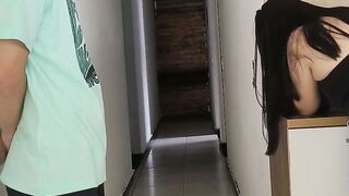 Brazilian hotwifexxx takes a risky shower bang-out with friend's hubby -