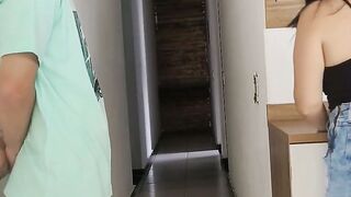 Brazilian hotwifexxx takes a risky shower bang-out with friend's hubby -