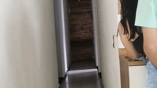Brazilian hotwifexxx takes a risky shower bang-out with friend's hubby -