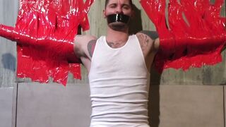 Sebastian Keys & Dominic Pacifico Ink Teddy Bryce in Pipe Bondage