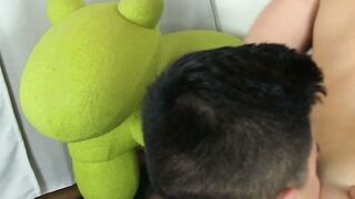 Anal Hammered Hard - Anal Sex with Huge Load on Ass of Asian Guy