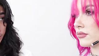 Pink-Haired Gamer Fembot Gets Fucked While Playing