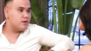 Fake Gay Seduces The Busty Model