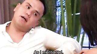 Fake Gay Seduces The Busty Model