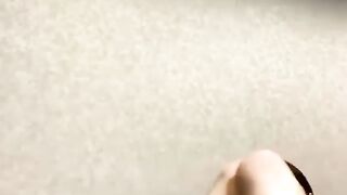Hot teen brunette get both holes fucked and fingered